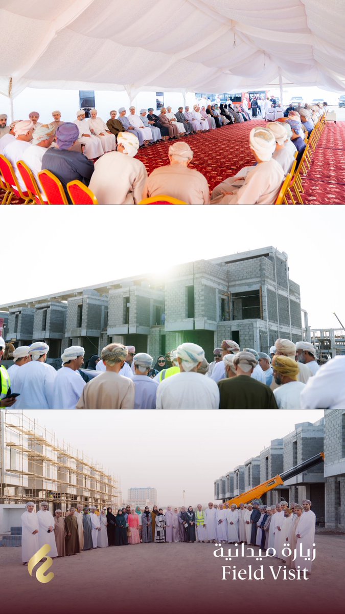 SHC_Oman's tweet photo. 🏗️💡 مع كل زيارة ميدانية، يتجلى التخطيط الذكي في البنية التحتية المتطورة، والمساحات الخضراء المستدامة، ليقدّم تجربة سكنية متكاملة تجمع بين الحداثة والتراث، وتؤسس لإرث يمتد للأجيال القادمة. 🌍✨

#مدينة_السلطان_هيثم
 #إرث_المستقبل https://t.co/KwIy4osiZ6