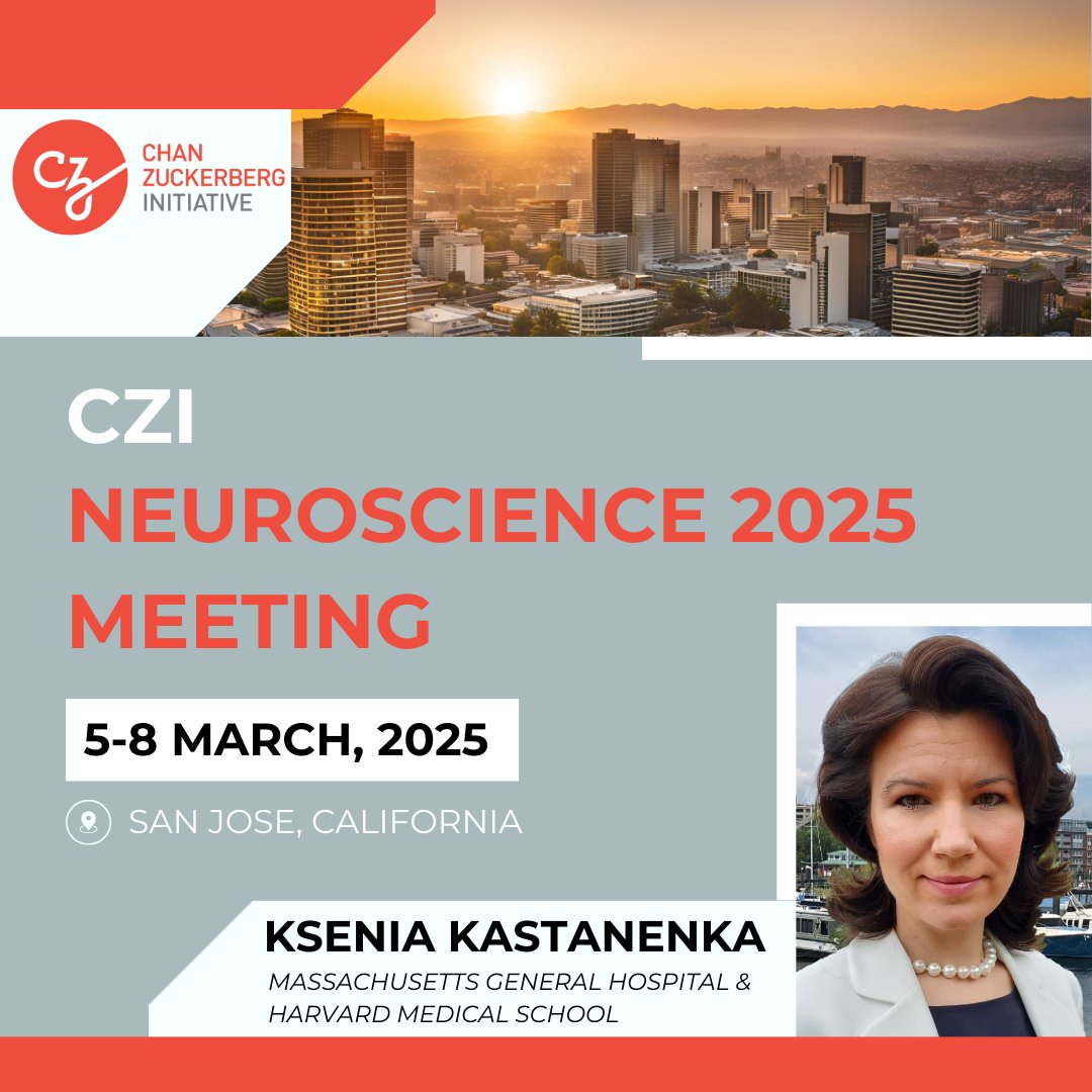 Ksenia Kastanenka, PhD (@kastanenka) on Twitter photo I’m thrilled to attend the #CZI Neuroscience meeting from March 5–8, look forward to connecting with participants, and extend my heartfelt thanks to Melissa Gorham and Andréa Clavijo for organizing such a fantastic event!
<a href="/ChanZuckerberg/">Chan Zuckerberg Initiative</a> <a href="/czi/">Chan Zuckerberg Initiative</a> I’m thrilled to attend the #CZI Neuroscience meeting from March 5–8, look forward to connecting with participants, and extend my heartfelt thanks to Melissa Gorham and Andréa Clavijo for organizing such a fantastic event!
<a href="/ChanZuckerberg/">Chan Zuckerberg Initiative</a> <a href="/czi/">Chan Zuckerberg Initiative</a>