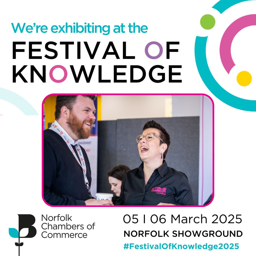 Smash Marketing (@marketingsmash) on Twitter photo We’re proud to be exhibiting at #FestivalOfKnowledge2025! This event is the perfect opportunity to inspire the next generation of talent and showcase career opportunities in the Marketing industry. #SupportingTheFuture
<a href="/norfolkchamber/">Norfolk Chambers of Commerce</a> We’re proud to be exhibiting at #FestivalOfKnowledge2025! This event is the perfect opportunity to inspire the next generation of talent and showcase career opportunities in the Marketing industry. #SupportingTheFuture
<a href="/norfolkchamber/">Norfolk Chambers of Commerce</a>