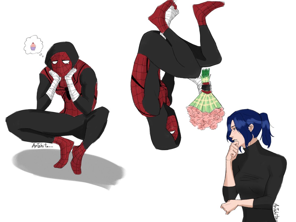 ArTshitz__'s tweet image. Felt sad today, so here&apos;s spider #vi again with #Caitvi