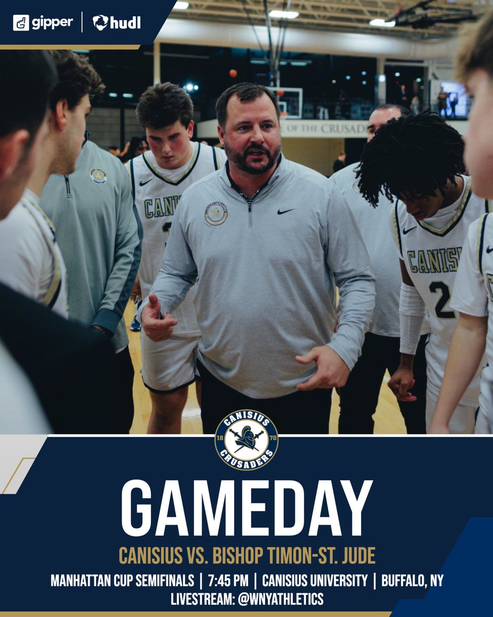 Canisius HS Sports (@canisiussports) on Twitter photo The biggest games for the best league in Western New York are here.
The <a href="/MonsignorMartin/">Pete Schneider</a>’s Manhattan Cup Final Four tips off tonight as coach Kyle Husband '96 and <a href="/CanisiusHSHoops/">Canisius HS Basketball</a> take on Bishop Timon-St. Jude.
Tickets: chsaany.org/tickets
Livestream: <a href="/WNYAthletics/">WNY Athletics</a> The biggest games for the best league in Western New York are here.
The <a href="/MonsignorMartin/">Pete Schneider</a>’s Manhattan Cup Final Four tips off tonight as coach Kyle Husband '96 and <a href="/CanisiusHSHoops/">Canisius HS Basketball</a> take on Bishop Timon-St. Jude.
Tickets: chsaany.org/tickets
Livestream: <a href="/WNYAthletics/">WNY Athletics</a>