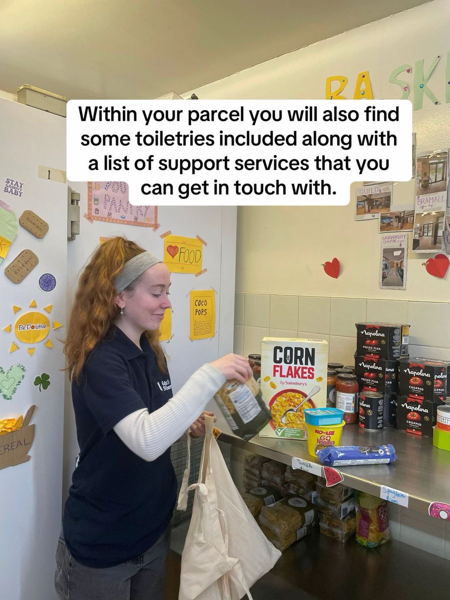 Do you still have that one item at the back of your cupboard that you say you will use but in reality won't? Donate it to the Community Pantry instead 💙
 
Learn more about the Community Pantry: guildofstudents.com/support/commun…