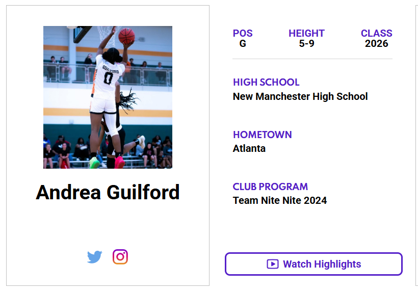 Georgia Jr. All-Star GBB (@jrallstarga) on Twitter photo Check out Andrea Guilford's (<a href="/andrea_guilford/">Andrea βAgent Zeroβ Guilford #0</a>) ππΌππππΎππππ πππΌπππ πππππππ! ‡οΈ
jrallstar.com/maxrecruit/maxβ¦
Start building your profile now at jrallstar.com/maxrecruit! Check out Andrea Guilford's (<a href="/andrea_guilford/">Andrea βAgent Zeroβ Guilford #0</a>) ππΌππππΎππππ πππΌπππ πππππππ! ‡οΈ
jrallstar.com/maxrecruit/maxβ¦
Start building your profile now at jrallstar.com/maxrecruit!