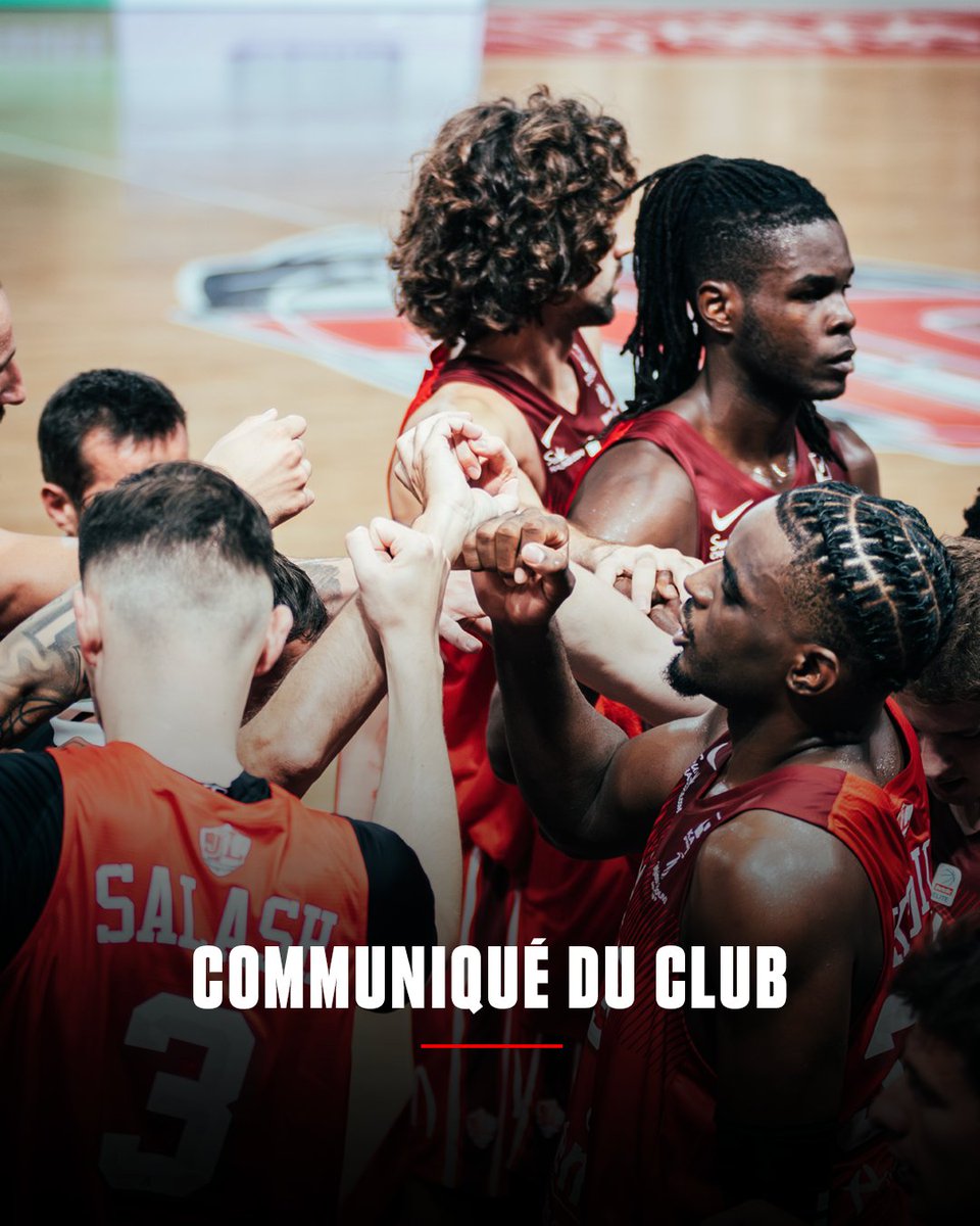 📢  Communiqué du club

🔴 Gauthier Denis rejoint la JL Bourg jusqu’à la fin de la saison !

Shooteur et ex-capitaine du Paris Basket, il viendra renforcer l’équipe sur les postes 2/3 dans un contexte marqué par les blessures.

Bienvenue <a href="/DeGauthier11/">Denis Gauthier</a> 🔥
