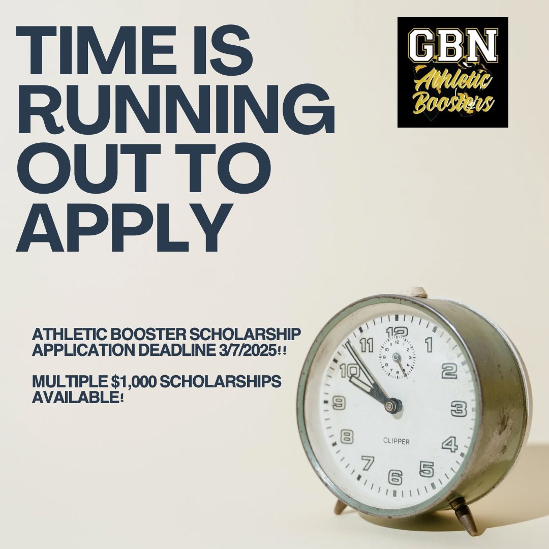 Glenbard North Athletic Boosters (@gbnathboosters) on Twitter photo Time is running out to apply!!
gbnboosters.com/uploads/1/1/8/…
<a href="/GBN_Library/">GBN Library</a> <a href="/GBNtrack/">GBN Girls Track</a> <a href="/GNPantherHoops/">Glenbard North Hoops</a> <a href="/GbnIso/">GBN ISO Basketball</a> <a href="/GBNVarsitySB/">GBN_VarsitySoftball</a> <a href="/GBNgirlstennis/">GBN Girls Tennis</a> <a href="/GBNCounselors/">GBNSchoolCounseling</a> <a href="/Gold_Dot_1968/">Glenbard North Wrestling</a> <a href="/MatRatWrstClub/">Mat Rat Wrestling Club 🟡</a> <a href="/GBNorthSoccer/">Glenbard North Soccer</a> <a href="/GBNtrack/">GBN Girls Track</a> Time is running out to apply!!
gbnboosters.com/uploads/1/1/8/…
<a href="/GBN_Library/">GBN Library</a> <a href="/GBNtrack/">GBN Girls Track</a> <a href="/GNPantherHoops/">Glenbard North Hoops</a> <a href="/GbnIso/">GBN ISO Basketball</a> <a href="/GBNVarsitySB/">GBN_VarsitySoftball</a> <a href="/GBNgirlstennis/">GBN Girls Tennis</a> <a href="/GBNCounselors/">GBNSchoolCounseling</a> <a href="/Gold_Dot_1968/">Glenbard North Wrestling</a> <a href="/MatRatWrstClub/">Mat Rat Wrestling Club 🟡</a> <a href="/GBNorthSoccer/">Glenbard North Soccer</a> <a href="/GBNtrack/">GBN Girls Track</a>