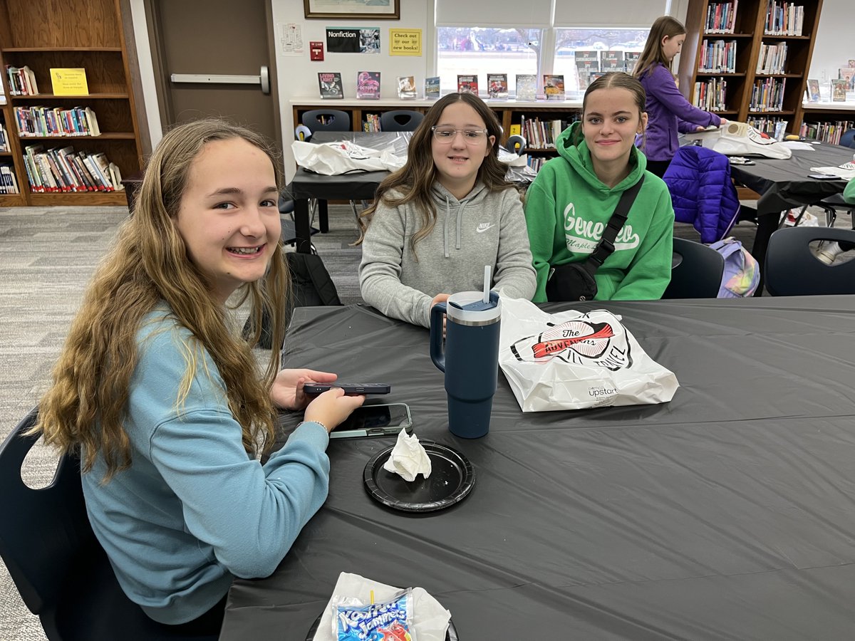 BrucherReads's tweet photo. And even more readers from this morning's Caudill party! Donuts, tattoos, and swag bags and 20-book readers. #BeLeafs https://t.co/fehN6W0yG4