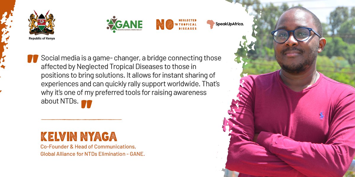 Speak Up Africa (@speakupafrica1) on Twitter photo A big shoutout to <a href="/KelvinNyaga/">kelvin nyaga</a> of @GANE, an outstanding youth #NTDs champion, for his dedication and hard work in raising awareness about NTDs—especially through social media during #WorldNTDDay celebrations. Keep up the great work, Kelvin! A big shoutout to <a href="/KelvinNyaga/">kelvin nyaga</a> of @GANE, an outstanding youth #NTDs champion, for his dedication and hard work in raising awareness about NTDs—especially through social media during #WorldNTDDay celebrations. Keep up the great work, Kelvin!
