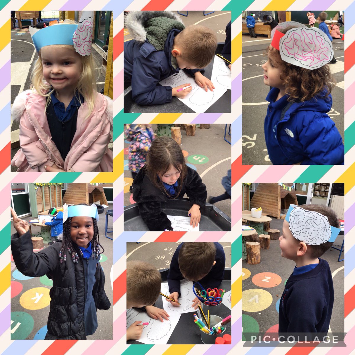 We really enjoyed making our ‘brain hats’ after our <a href="/myHappymind_/">myHappymind</a> session earlier this week!
<a href="/StThomasMoreAlk/">Mrs Butterworth</a> 
#LoveLearnLive
#STMEYFS
#STMPSED