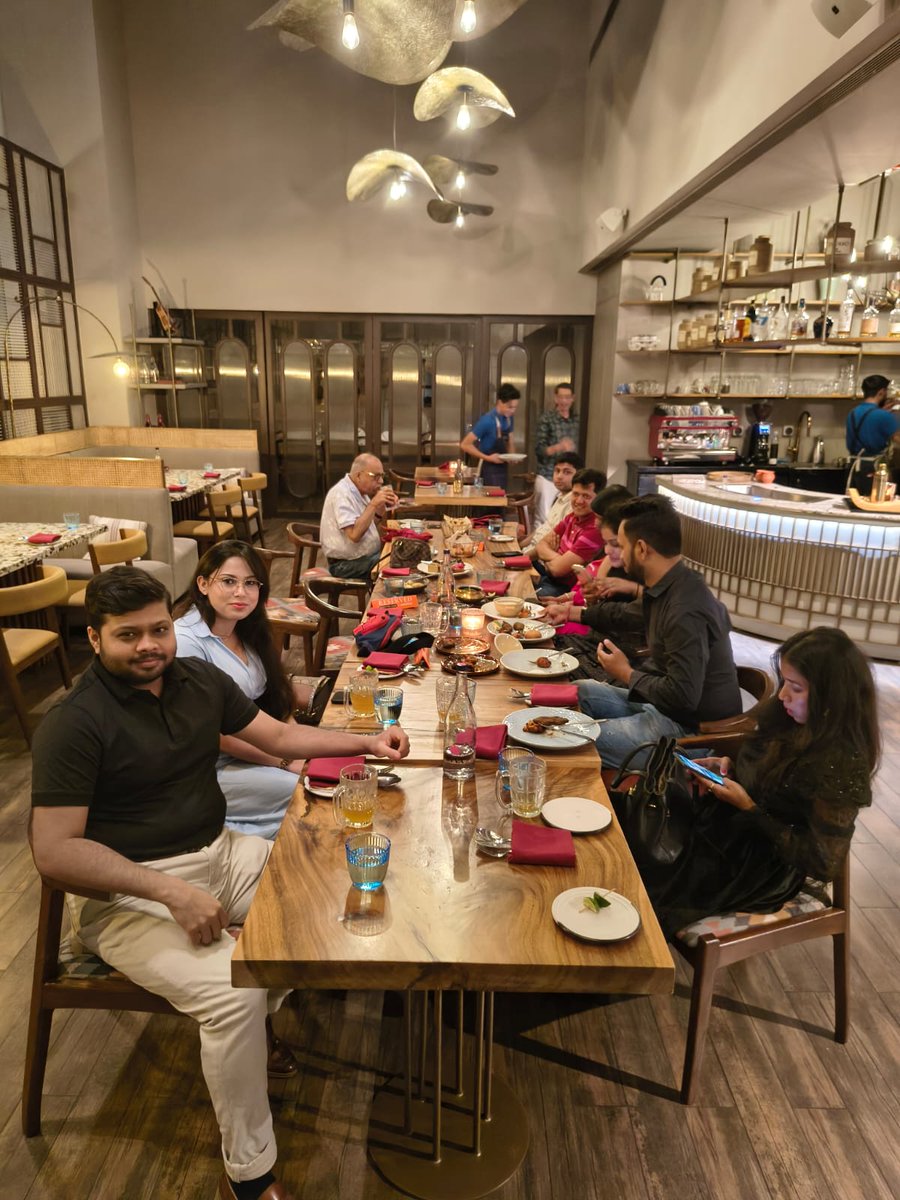 eazydiner's tweet photo. A delightful dining experience for our guests at Yayavar, Hyatt Centric, Kolkata! 🍽️✨
Get ready to indulge in an exclusive gourmet feast like never before all thanks to EazyPoints.
#eazypoints #redemptionevent https://t.co/FLUcrfuk3j
