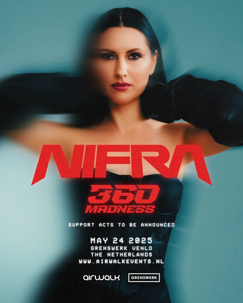 Back by popular demand! <a href="/Nifra/">Nifra</a> returns to Grenswerk for another unforgettable headline show: 360 MADNESS 🔥

Ticket on sale now: airwalkevents.nl/event/nifra