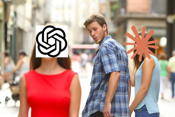 Error3A8hx's tweet image. As soon as GPT 4.5 will be release, every AI user will look something like this