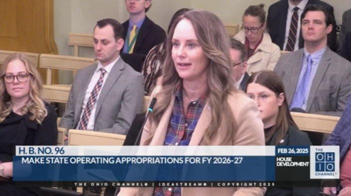 OhioDevelopment's tweet photo. Today, Director @LydiaMihalik testified on H.B. 96 the state operating budget to the Ohio House Development Committee. #OHBudget
You can watch her testimony on the Ohio Channel at: https://t.co/wJkOdtkirx https://t.co/aXThK0pQmq