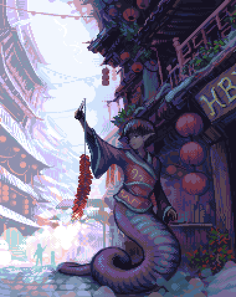 Snake Year - 64 colours
#pixelart