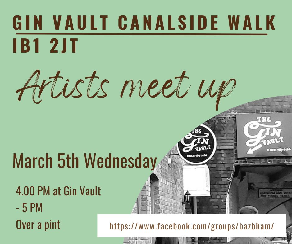 Birmingham Art Zone (@birmingham_baz) on Twitter photo Come along next Wednesday to join the fun at the Gin Vault <a href="/westsidebid/">Westside BID</a> <a href="/andysart115632/">Andy Cummins (A.C. studios)</a> <a href="/1truclaretnblu/">Keith Bracey</a> <a href="/Artulove/">Artulove Handmade</a> <a href="/MazArtistry/">Maria Smith</a> @handmaiduns <a href="/CJPDesigns/">Clare Pentlow</a> <a href="/DelSale/">Tim Griffiths</a> <a href="/artbyhelenowen/">HelenOwenArtist</a> <a href="/ellrbrown/">Elliott Brown</a> <a href="/DavidWMassey/">Dave Massey #BrumHour</a> <a href="/leebenson55/">lee benson</a> <a href="/CJPDesigns/">Clare Pentlow</a> Come along next Wednesday to join the fun at the Gin Vault <a href="/westsidebid/">Westside BID</a> <a href="/andysart115632/">Andy Cummins (A.C. studios)</a> <a href="/1truclaretnblu/">Keith Bracey</a> <a href="/Artulove/">Artulove Handmade</a> <a href="/MazArtistry/">Maria Smith</a> @handmaiduns <a href="/CJPDesigns/">Clare Pentlow</a> <a href="/DelSale/">Tim Griffiths</a> <a href="/artbyhelenowen/">HelenOwenArtist</a> <a href="/ellrbrown/">Elliott Brown</a> <a href="/DavidWMassey/">Dave Massey #BrumHour</a> <a href="/leebenson55/">lee benson</a> <a href="/CJPDesigns/">Clare Pentlow</a>