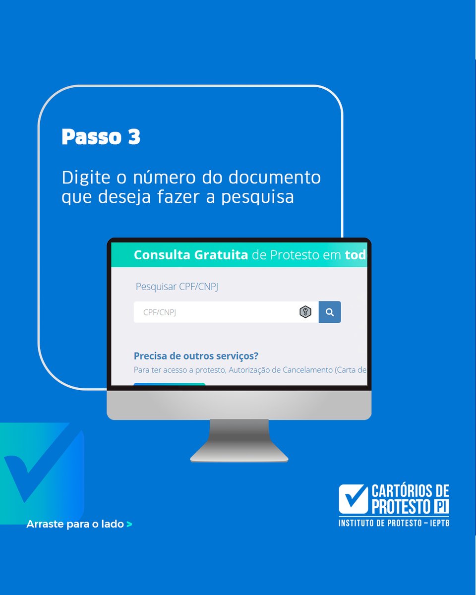 ieptbbr's tweet photo. 📝 Quer saber como cancelar um protesto? Veja como fazer isso de forma rápida e segura!

📌 Siga o passo a passo acima e confira como limpar o seu nome protestado de forma simples, rápida e segura. https://t.co/fiK7UBEjoA