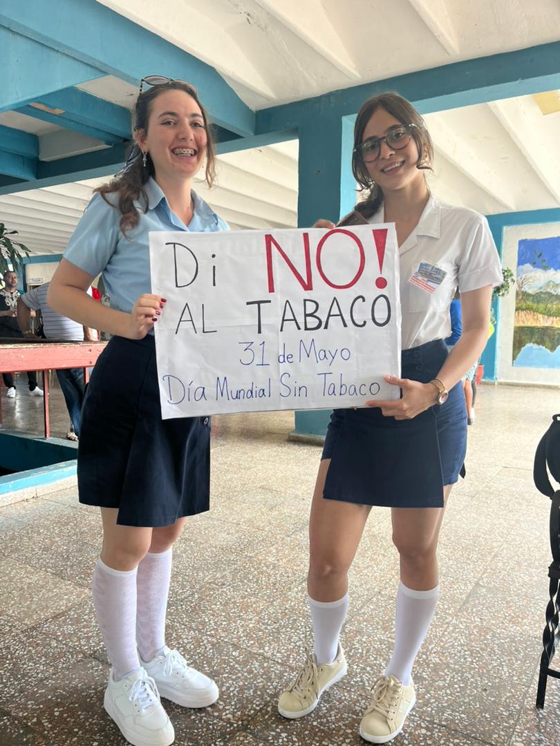 Estudiantes representantes de #CabaiguánEduca en el evento provincial de sociedades científicas en #SanctiSpíritusEnMarcha