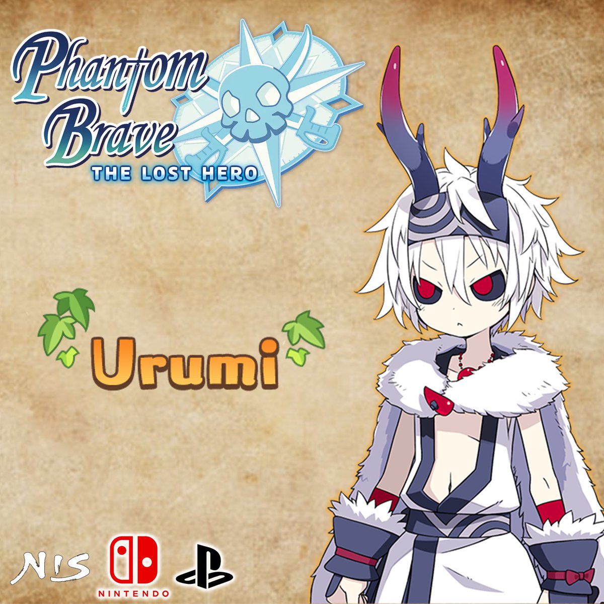 Morgan Berry (@themorganberry) on Twitter photo — Voice Acting News —
You can hear me in ‘Phantom Brave: The Lost Hero’ as the voice of Urumi! — Voice Acting News —
You can hear me in ‘Phantom Brave: The Lost Hero’ as the voice of Urumi!