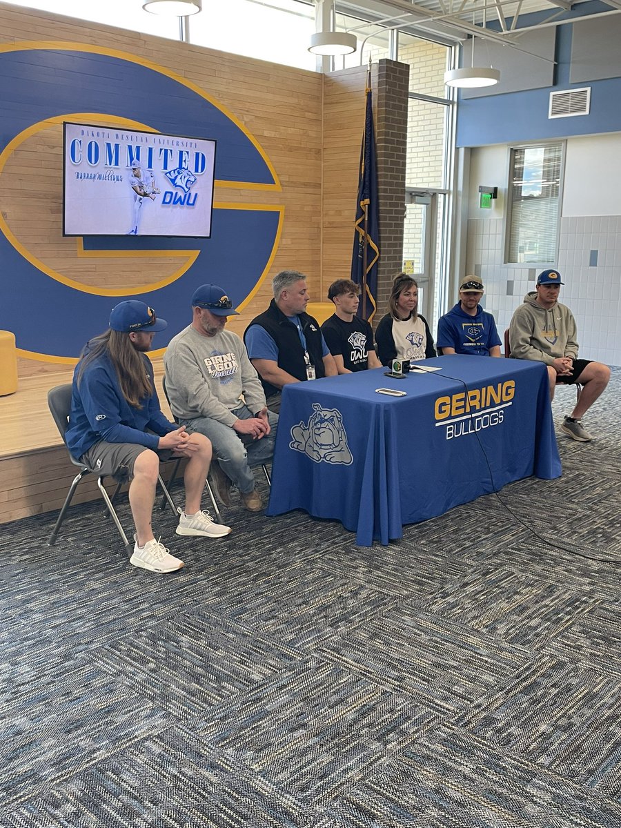 Shawn Seiler (@seilershawn) on Twitter photo We are so proud of <a href="/bwilliams2025/">Barron Williams</a> and his work he has put in to play athletics at the next level! Gering has had 7 student athletes commit so far to move on to the collegiate level! Dakota Wesleyan is getting a good one! <a href="/GeringBulldogs/">Gering Bulldogs</a> <a href="/geringbluecrew/">GHS Blue Crew</a> We are so proud of <a href="/bwilliams2025/">Barron Williams</a> and his work he has put in to play athletics at the next level! Gering has had 7 student athletes commit so far to move on to the collegiate level! Dakota Wesleyan is getting a good one! <a href="/GeringBulldogs/">Gering Bulldogs</a> <a href="/geringbluecrew/">GHS Blue Crew</a>