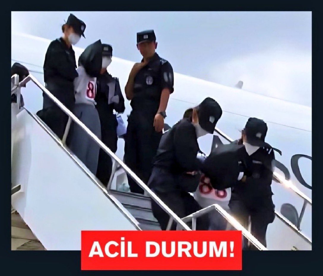 yusuf kaplan (@yenisafakyazari) on Twitter photo Tayland yönetimi 48 Uygur Türkü
kardeşimizi Çin'e iade edecek…
Ölüme gönderecek…
Tayland yönetimini durdurmak için bütün diplomatik yollara başvurmalı.
Türkiye bu zulme sessiz kalmamalı.
<a href="/RTErdogan/">Recep Tayyip Erdoğan</a> <a href="/TC_Disisleri/">T.C. Dışişleri Bakanlığı</a> <a href="/HakanFidan/">Hakan Fidan</a> <a href="/tcbestepe/">T.C. Cumhurbaşkanlığı</a>
🇹🇷 #TürkiyeUygurlarıKoru 🇹🇷 Tayland yönetimi 48 Uygur Türkü
kardeşimizi Çin'e iade edecek…
Ölüme gönderecek…
Tayland yönetimini durdurmak için bütün diplomatik yollara başvurmalı.
Türkiye bu zulme sessiz kalmamalı.
<a href="/RTErdogan/">Recep Tayyip Erdoğan</a> <a href="/TC_Disisleri/">T.C. Dışişleri Bakanlığı</a> <a href="/HakanFidan/">Hakan Fidan</a> <a href="/tcbestepe/">T.C. Cumhurbaşkanlığı</a>
🇹🇷 #TürkiyeUygurlarıKoru 🇹🇷