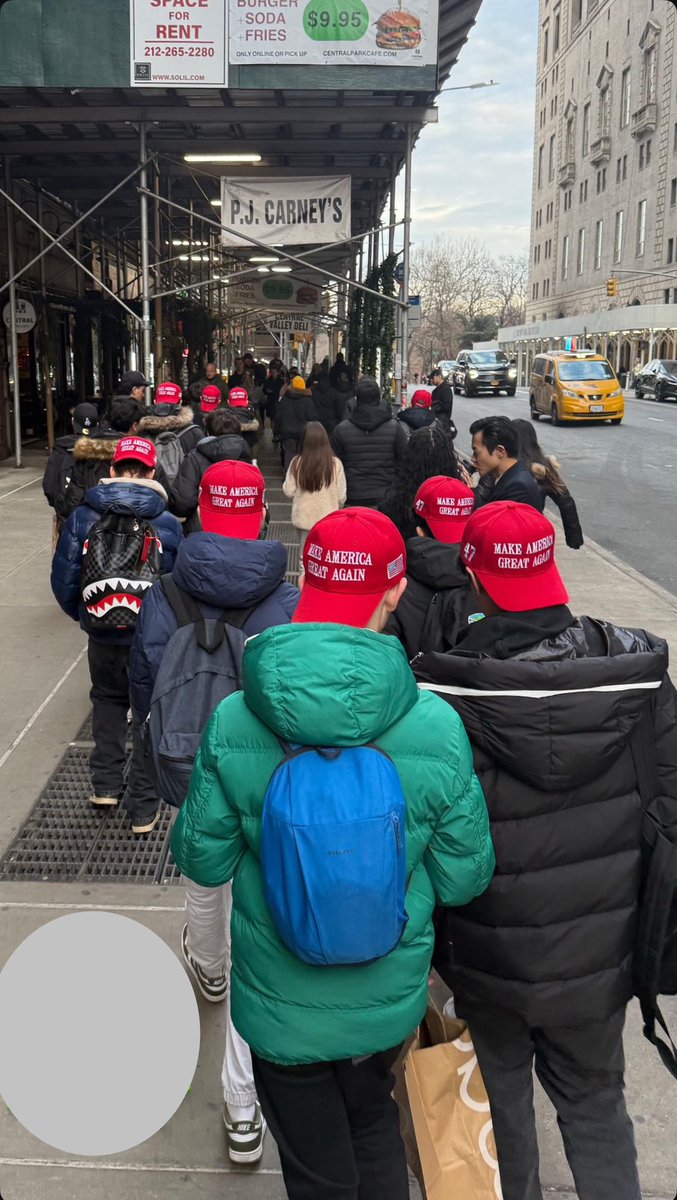 Spotted &amp; shared by a friend in NYC today. 
The absolute hypocrisy of conservatives SO SCARED that queer people are grooming youth. The BS lines about how children need to be protected from our political climate. 
These poor children are in a cult.