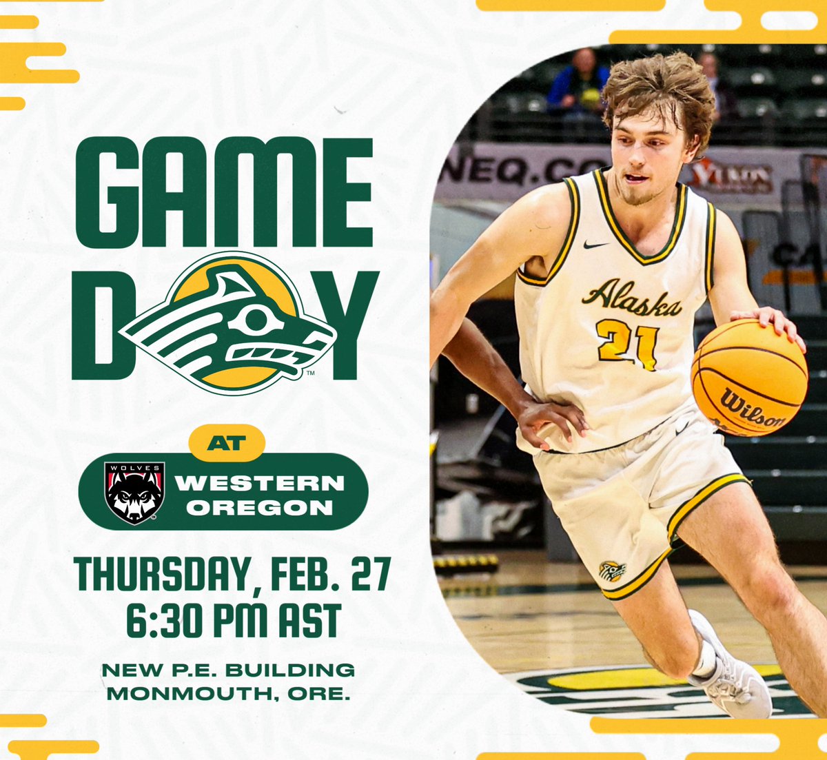 Shooting for a season sweep of the land Wolves today in Monmouth. Catch the action live with links at GoSeawolves.com.