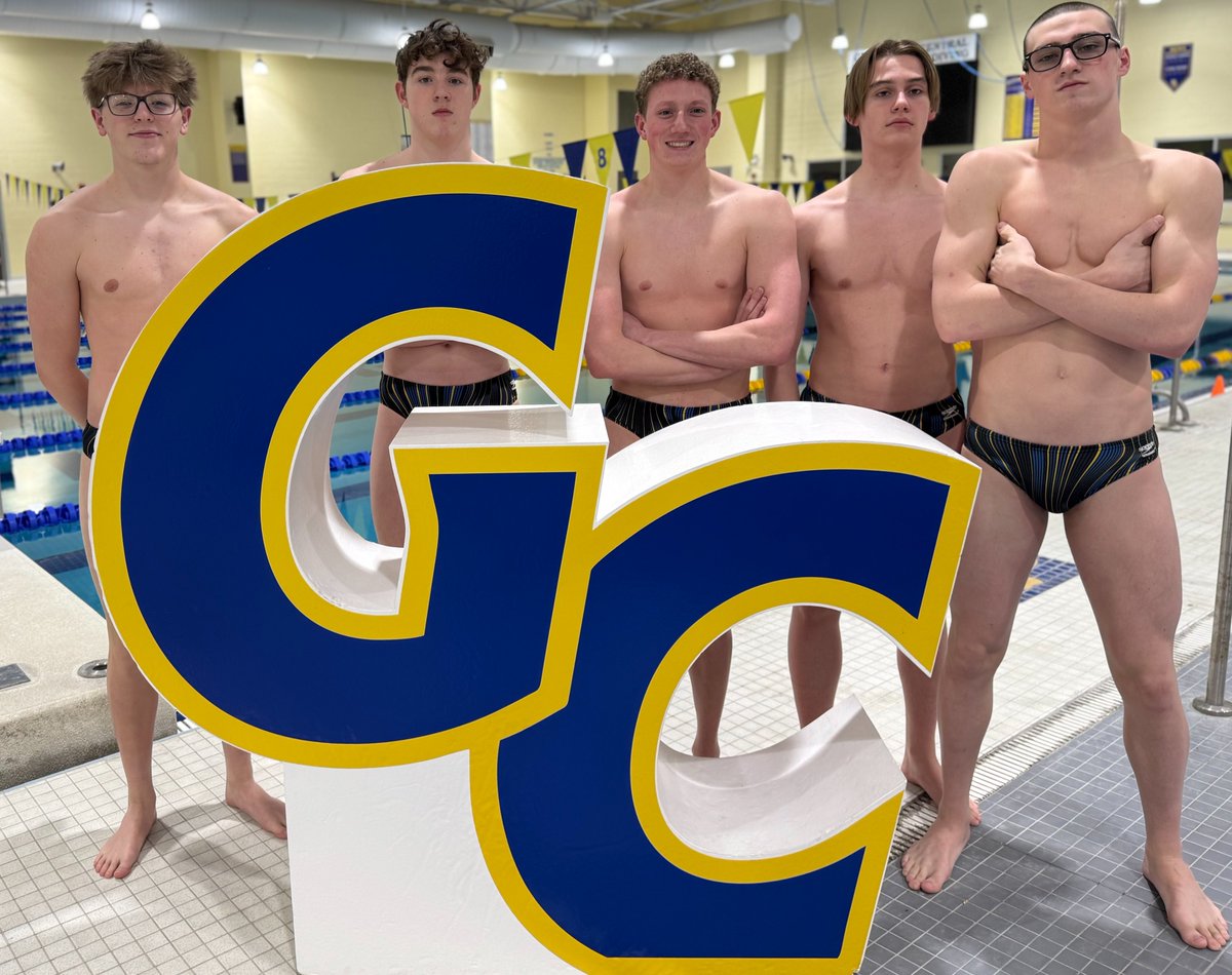 🏊🏽‍♂️Our GCHS boys are ready to compete at this weekend's IHSAA State Finals!  
🏊🏽‍♂️Swimming Preliminaries at <a href="/IUNatatorium/">IU Natatorium</a>.
🏊🏽‍♂️Semifinals &amp; Championship/Consolation Finals in all swimming events will happen on Saturday.
ihsaa.org/sports/boys/sw…
💛<a href="/GCCougars/">GCHS Cougars</a> 
💙#1GC