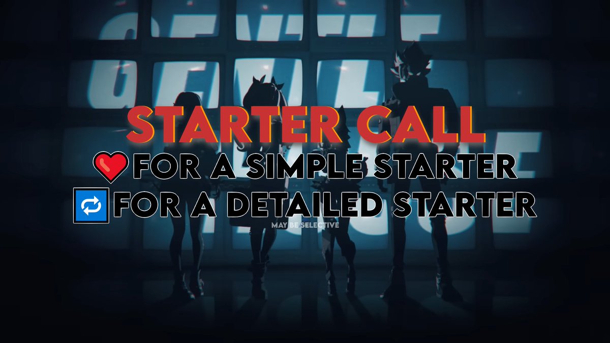«🌟» Starter call 🫡