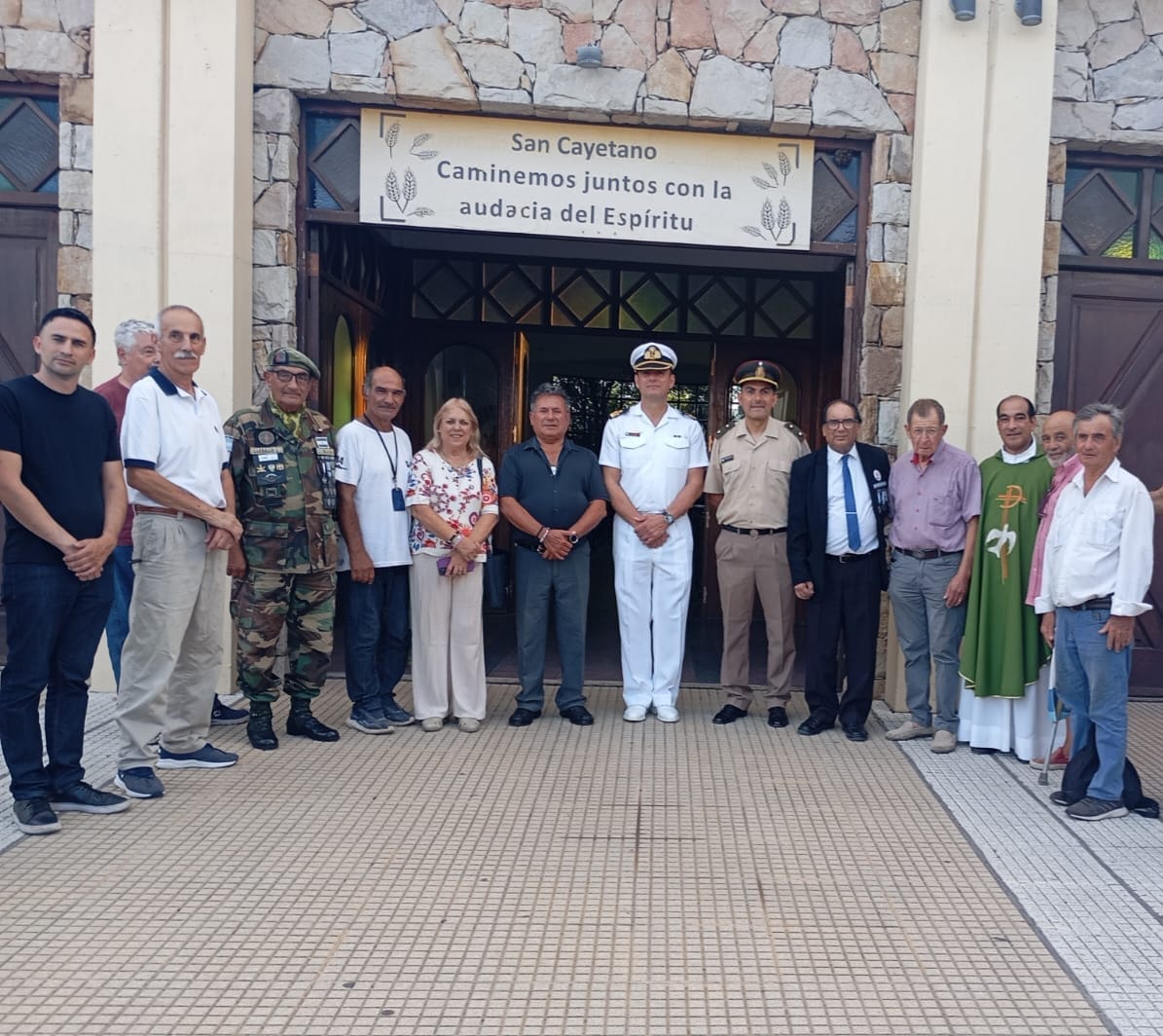Con motivo del 247 Aniversario del natalicio del Gral José  de San Martín, asistimos a la Misa de Conmemoración realizada el 25 de febrero, en la Parroquia San Cayetano.

Agradecemos la invitación.
#sanmartin #aniversario