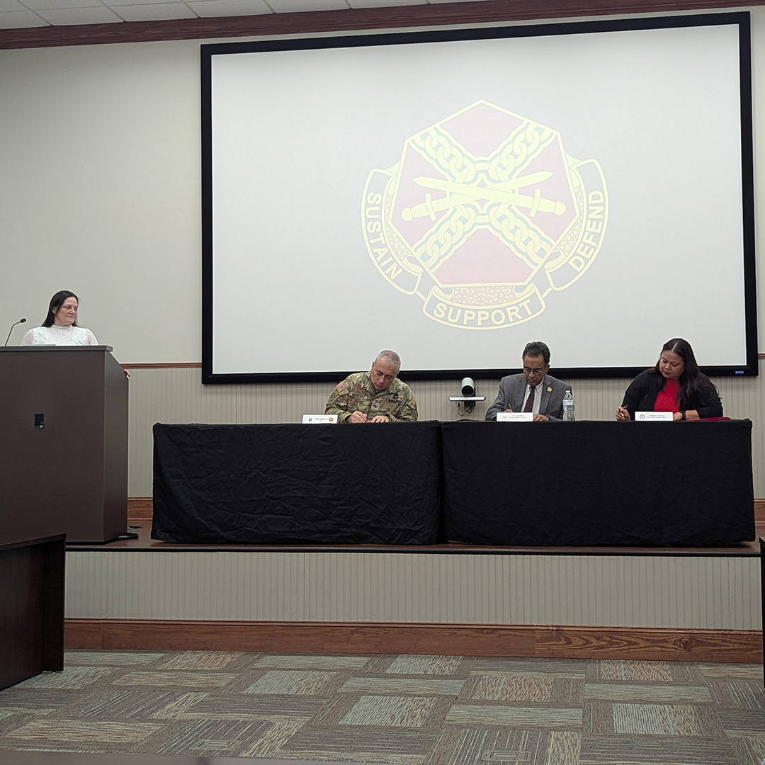 Texas State signed an Inter-Government Support Agreement with Fort Campbell and the United States Army for a project led by Todd Ahlman and the Center for Archaeological Studies that is worth $28 million over the next ten years.