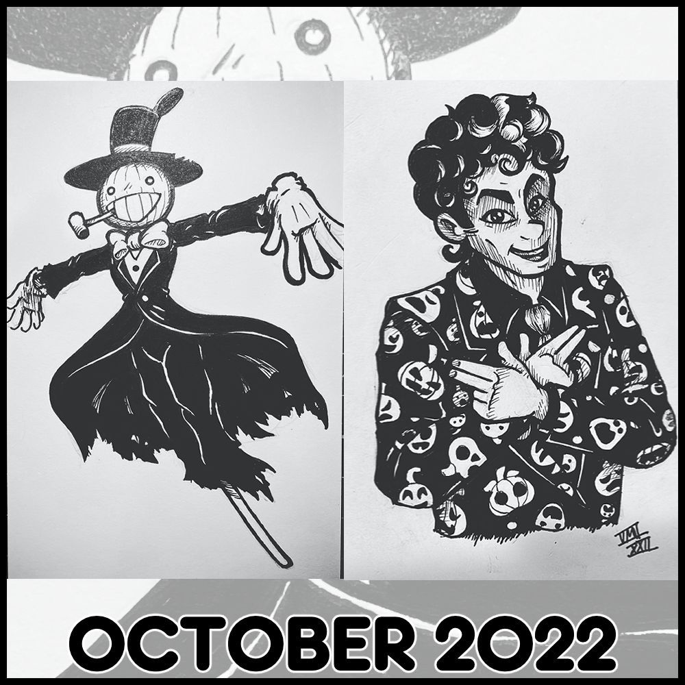 From the vault: My Patr30n postcards doubled for Inktober! The theme this year was just my favorite spoopy characters!

➼ LIVESTREAM SUN + MON @ 5pm, WED @ 6pm (ET)