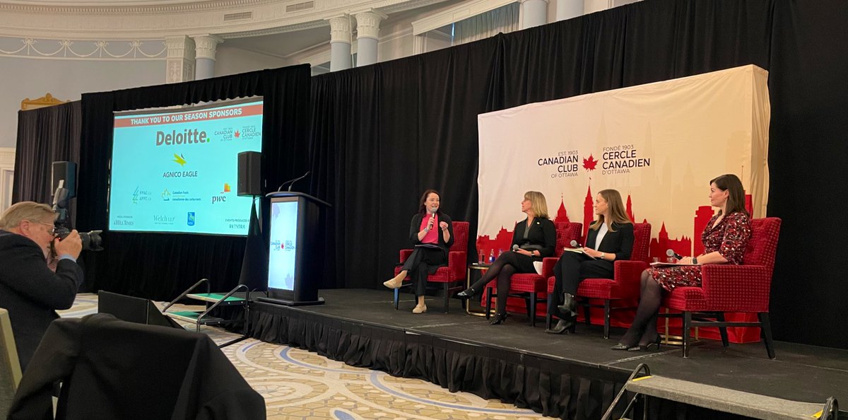 Danielle McGee (@daniellemcgee) on Twitter photo A fantastic panel discussing Canada 🇨🇦 US 🇺🇸 relations as the current situation has tariffs looming.
Our <a href="/cdnclubottawa/">Canadian Club Ottawa</a> leads timely conversations facing our country & this is bringing insights into how we design a new trade/economic playbook together + Internal Trade. A fantastic panel discussing Canada 🇨🇦 US 🇺🇸 relations as the current situation has tariffs looming.
Our <a href="/cdnclubottawa/">Canadian Club Ottawa</a> leads timely conversations facing our country & this is bringing insights into how we design a new trade/economic playbook together + Internal Trade.