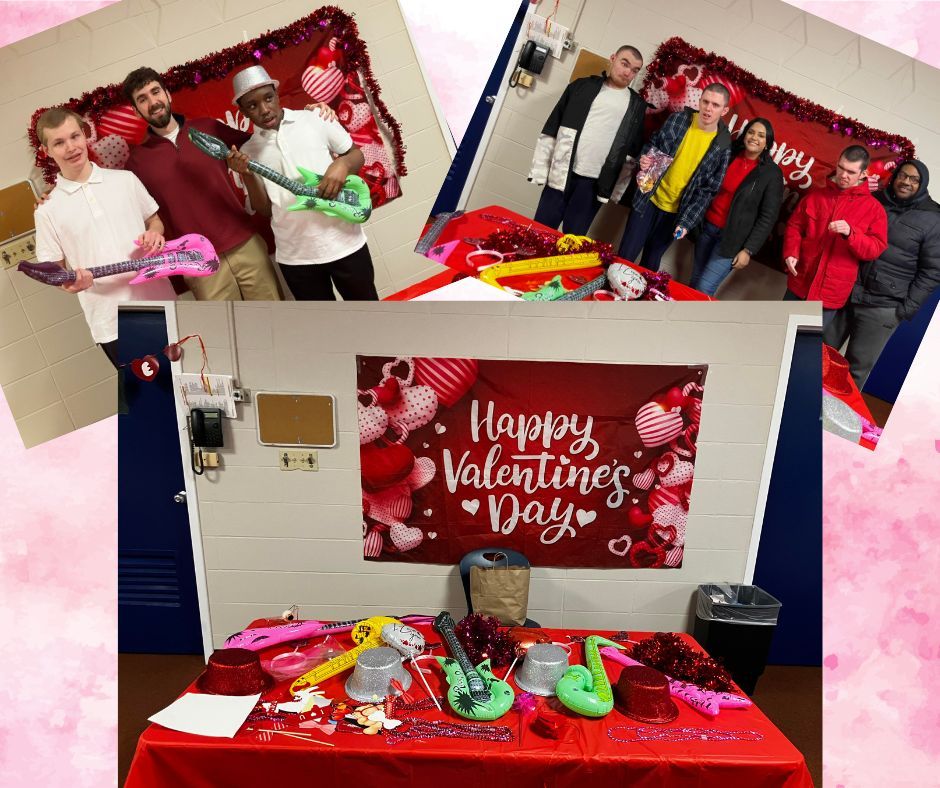 Benschool's tweet photo. Our Residential students closed out February with a Valentine's Game Night! Popcorn, and snacks were made, crafts were designed, and games were played! Another example of one of our core values, Excellence was on full display as staff came together to create a special evening! https://t.co/JUjsuKZhUA