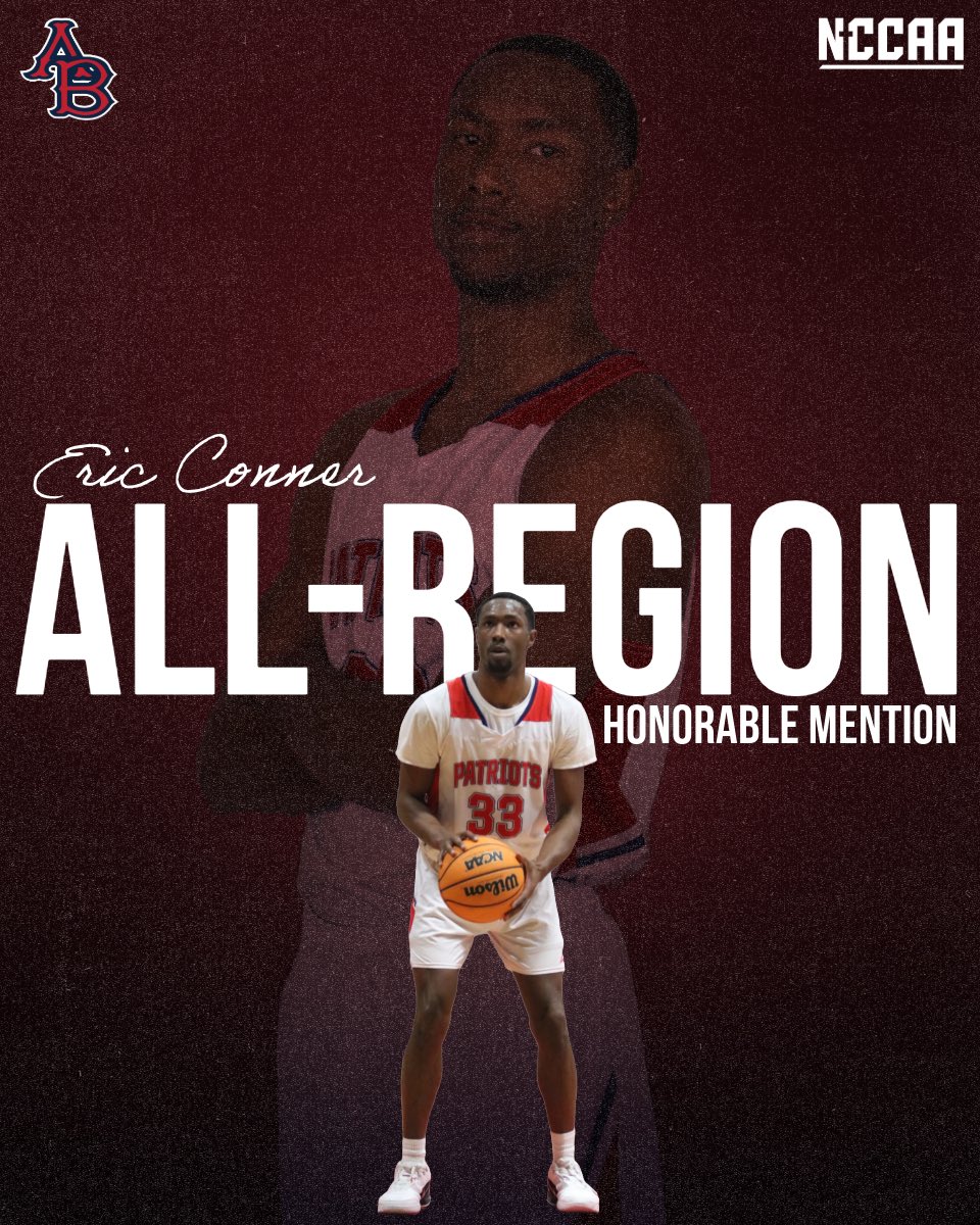 Arlington Baptist University Men’s Basketball (@abu_mbb) on Twitter photo 𝘼𝙇𝙇-𝙍𝙀𝙂𝙄𝙊𝙉 𝙃𝙈: 𝙀𝙍𝙄𝘾 𝘾𝙊𝙉𝙉𝙀𝙍 🏀⭐️ 
#ABUMBB #FAMILY 𝘼𝙇𝙇-𝙍𝙀𝙂𝙄𝙊𝙉 𝙃𝙈: 𝙀𝙍𝙄𝘾 𝘾𝙊𝙉𝙉𝙀𝙍 🏀⭐️ 
#ABUMBB #FAMILY