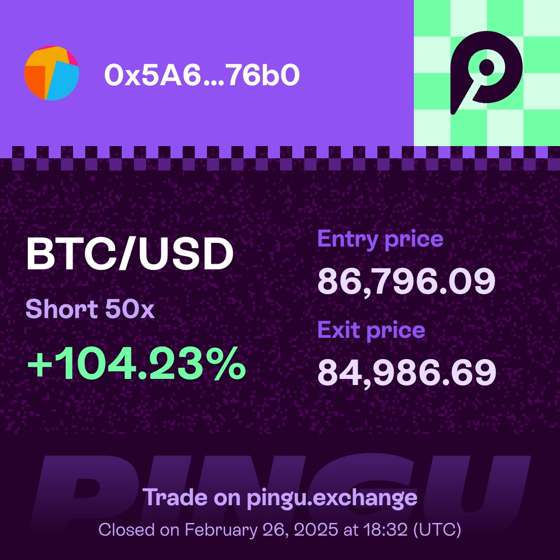 PinguExchange's tweet image. Icebreaker Trading Cup: Side Event Alert!

2,000 $MON Reward Pool up for grabs every week on Monad Testnet! 💰

Think you can hit a 100%+ profit trade on Pingu? If so, you’re in for extra rewards! Here’s how to qualify: 👇

- Join the Icebreaker Trading Cup…