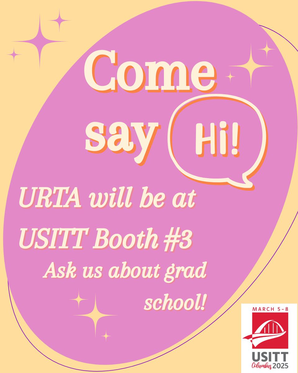 URTA will be at <a href="/usitt/">USITT</a> March 6-8! We'll see you there 🤩