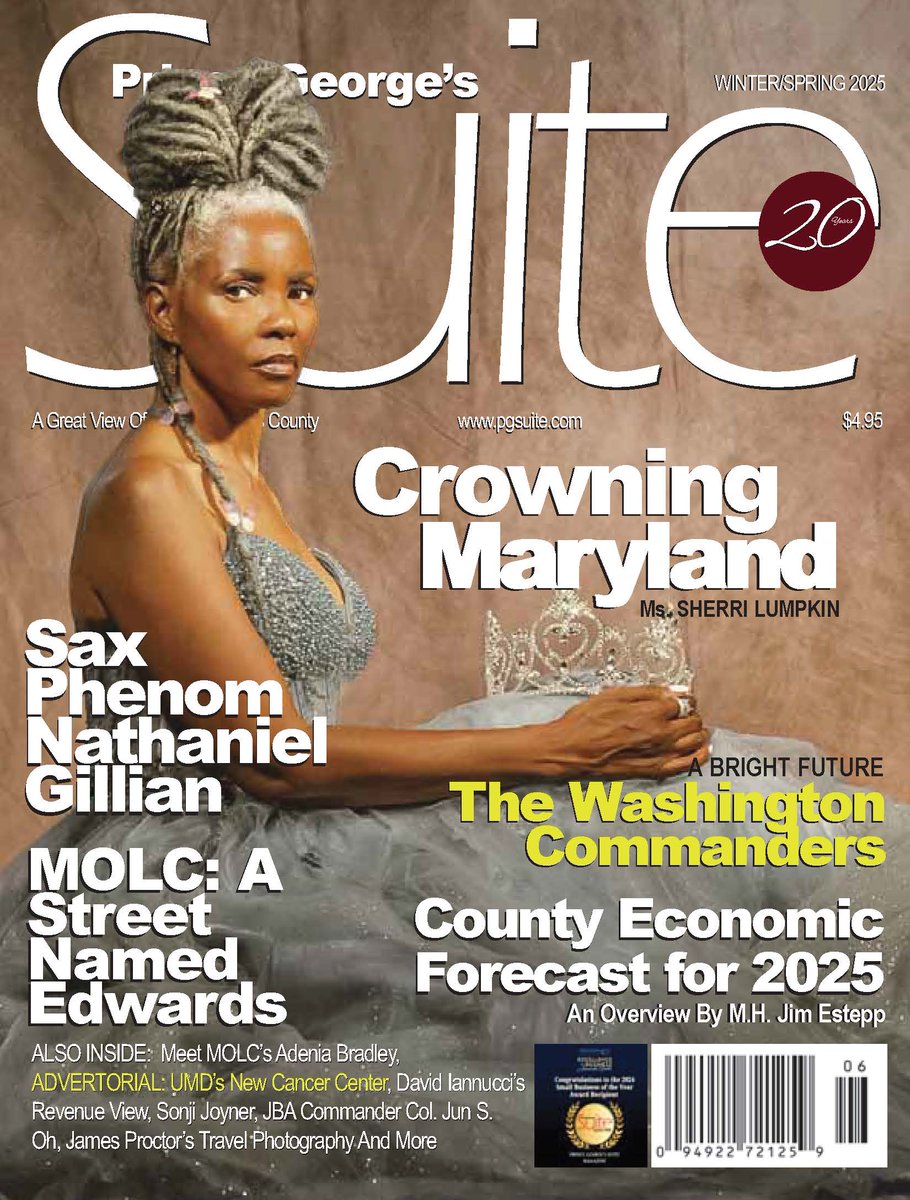The current Ms. Senior Maryland is Prince Georgian Sherri Lumpkin of @cityofmountrainier. See her story and more life improving information in this edition. issuu.com/pgsuitemagazin…