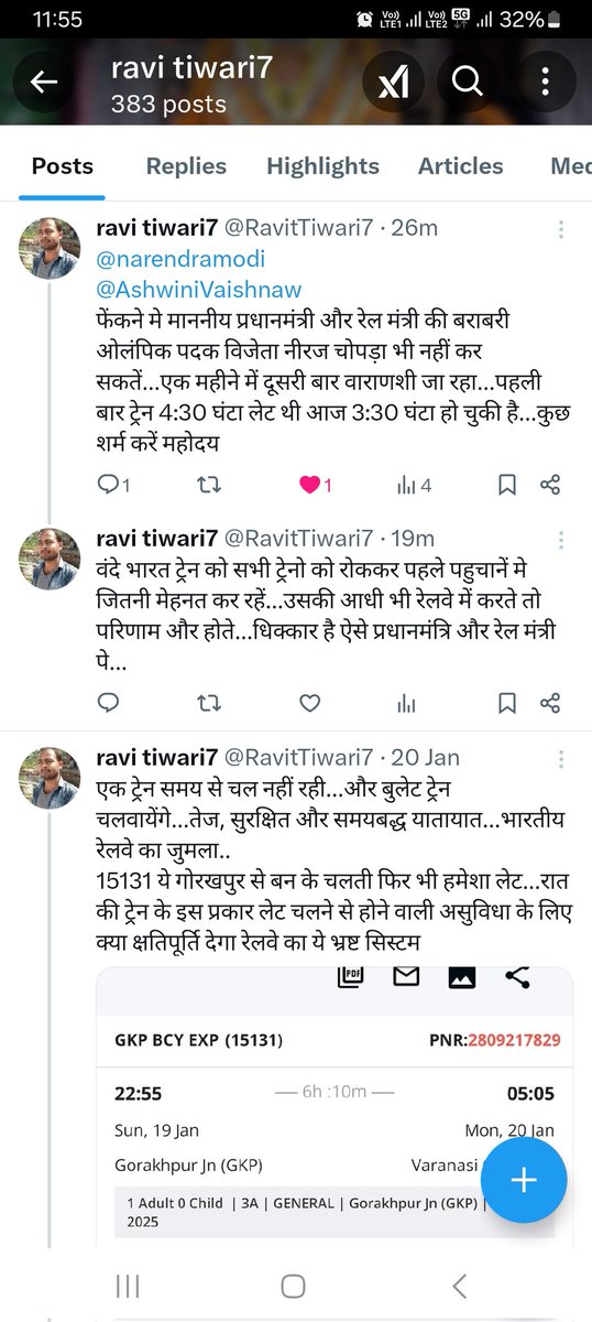 RavitTiwari7's tweet photo. @RailMinIndia https://t.co/j8C3YpNsll