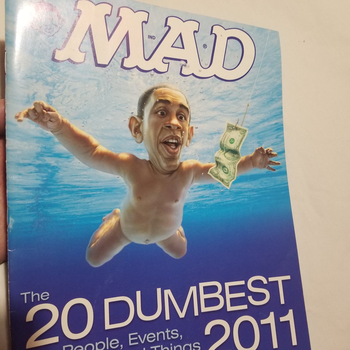 RupyBloop's tweet image. God damn it. And yet this was the cover for the same issue. MAD was too pure for this world.