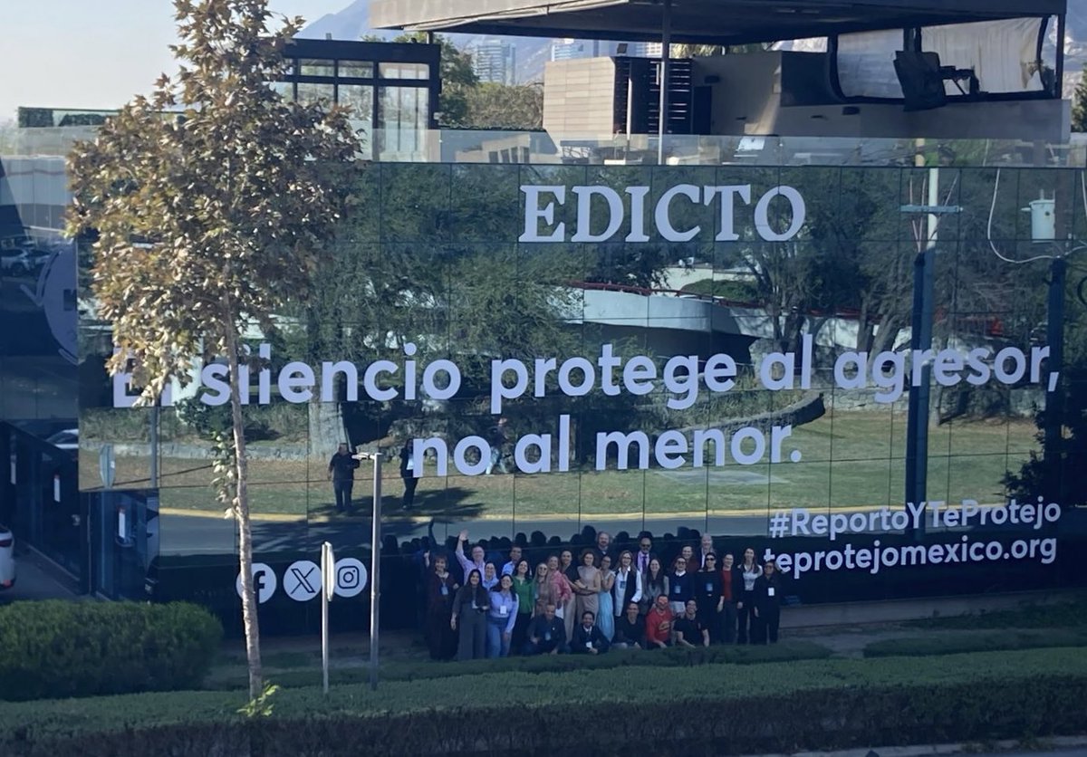 📸 Ayer recibimos al consejo de Te Protejo México, quien inspiró la frase de esta semana.
¡Gracias por su compromiso a la protección infantil!

📢 “El silencio protege al agresor, no al menor”

➡️ teprotejomexico.org