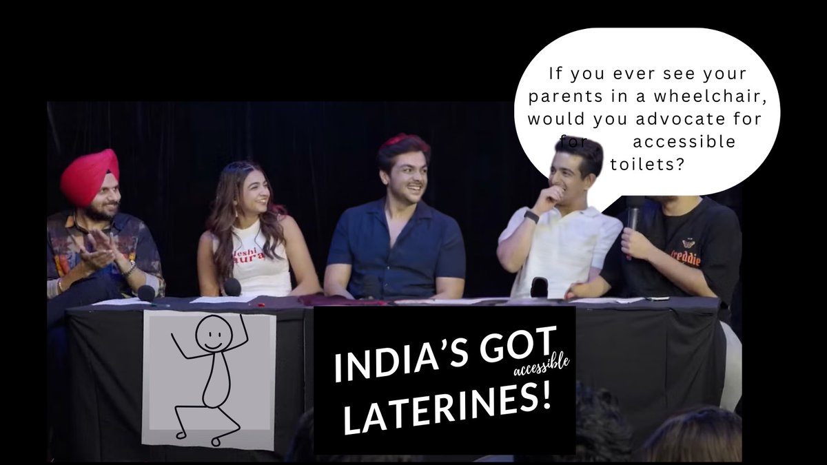 Dirty Talk of a different kind! Lets talk about accessible and inclusive sanitation for the disabled and elderly. 
India's got Laterines?!
