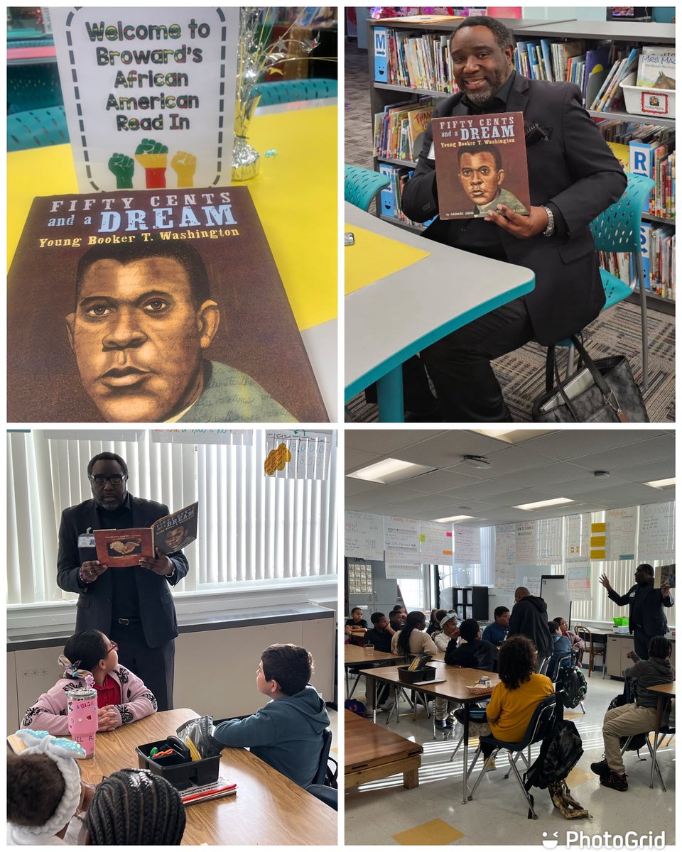 Thank you <a href="/BrowardElem/">Broward Elementary</a> for the invitation to take part in the African American Read-In! I truly enjoyed spending time with <a href="/MsShawShines/">TiAuna Shaw</a> Ss! DREAM BIG DREAMS, SCHOLARS! 💯☺️💯