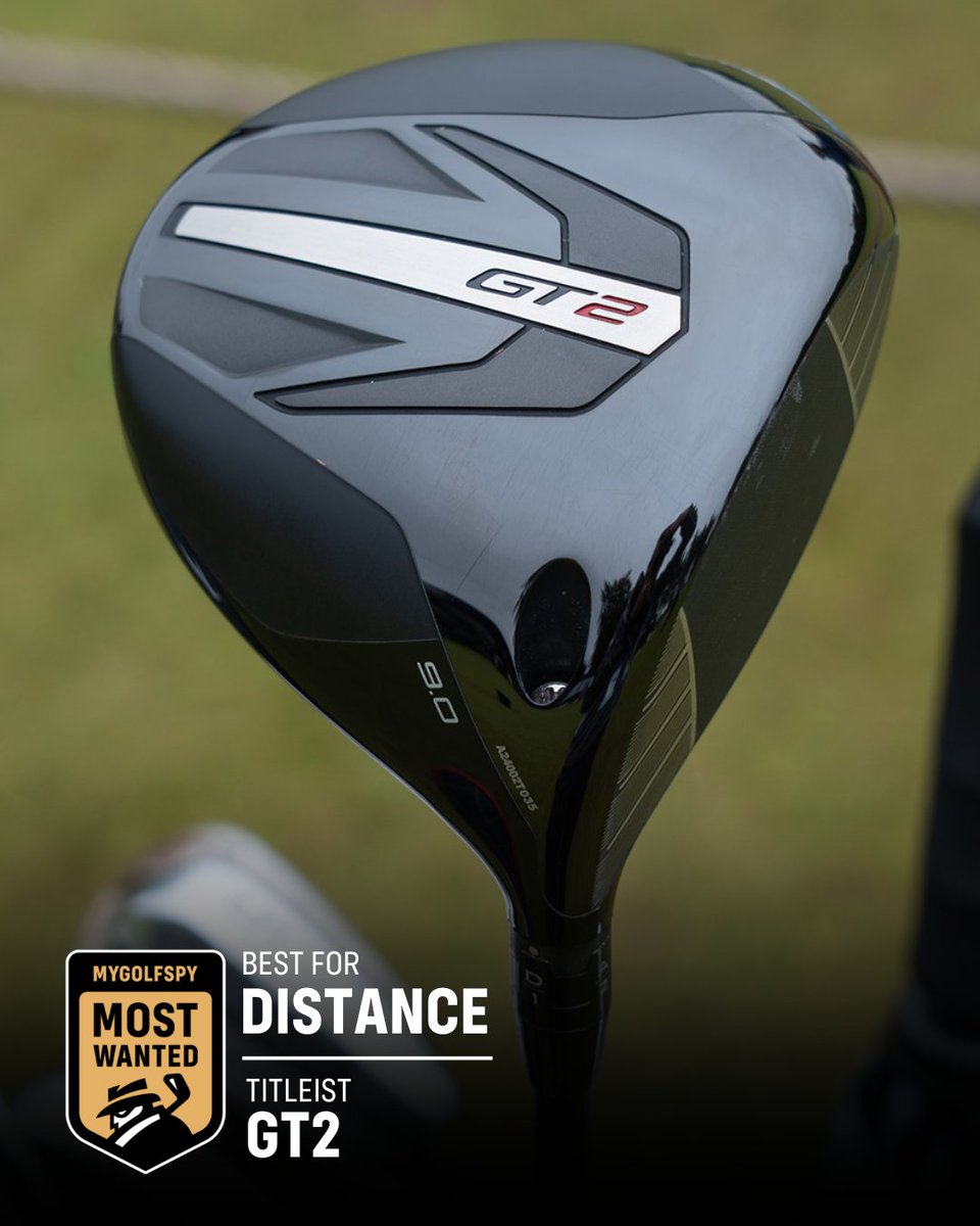 🏆 The Best Driver for Distance of 2025 🏆

Unequivocally, the <a href="/Titleist/">Titleist</a> GT2

No, distance isn't everything but the GT lineup was no joke in this year's Most Wanted testing. 
 
Get into it: bit.ly/4kiMZyQ