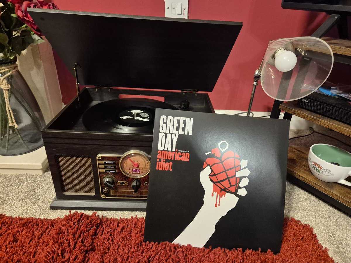 My 13 year old Sons first vinyl purchase. #veryproud #greenday #AmericanIdiot