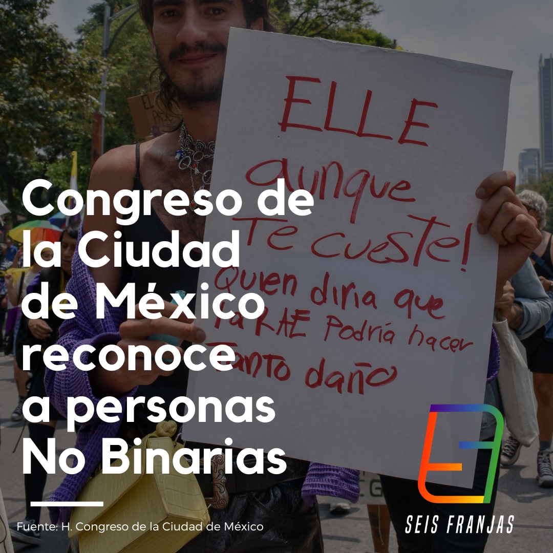 💛🤍💜🖤 🇲🇽 Las personas no binarias ya podrán contar con su acta de nacimiento. El Congreso de la Ciudad de México  aprobó, con 47 votos a favor y 4 en contra, un dictamen que reconoce legalmente a las personas de género no binarie. 
👇🏽
bit.ly/NoBinarieCDMX