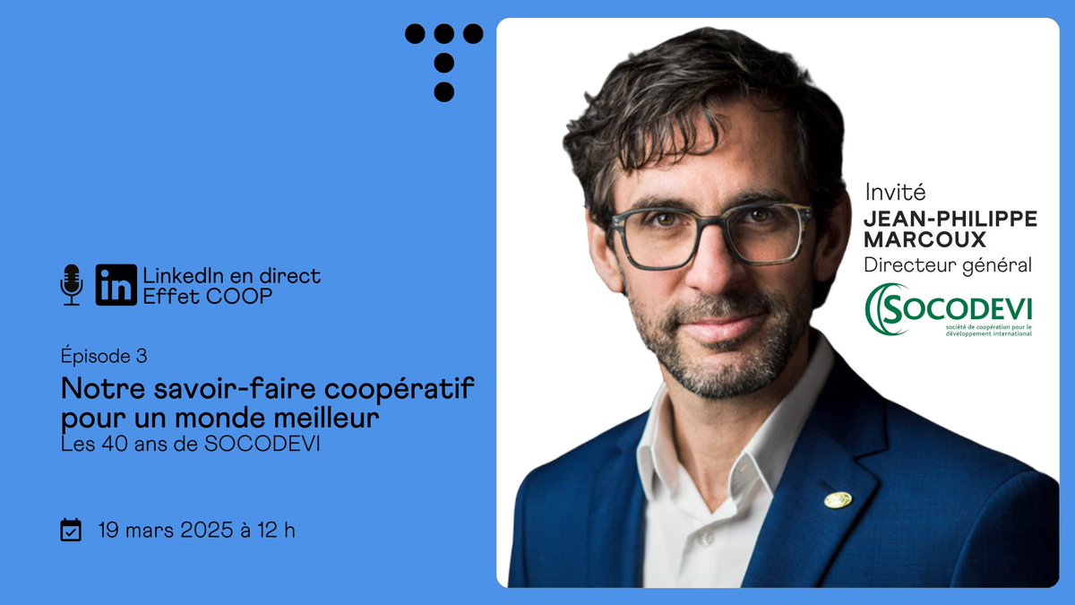 𝗟𝗶𝗻𝗸𝗲𝗱𝗜𝗻 𝗲𝗻 𝗱𝗶𝗿𝗲𝗰𝘁 𝗘𝗳𝗳𝗲𝘁 𝗖𝗢𝗢𝗣 | Notre savoir-faire coopératif pour un monde meilleur | Les 40 ans de <a href="/SOCODEVI/">SOCODEVI</a>
📅19 mars 12h
Une initiative du 𝗚𝗿𝗼𝘂𝗽𝗲 𝗟𝗶𝗻𝗸𝗲𝗱𝗜𝗻 𝗘𝘀𝗽𝗮𝗰𝗲 𝗘𝗳𝗳𝗲𝘁 𝗖𝗢𝗢𝗣
linkedin.com/groups/7414090
linkedin.com/events/notresa…