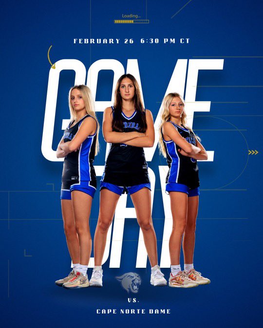 GAMEDAY!! Cougars are back at home tonight against Cape Notre Dame. 
JV 5:00pm 
Varsity 6:30pm