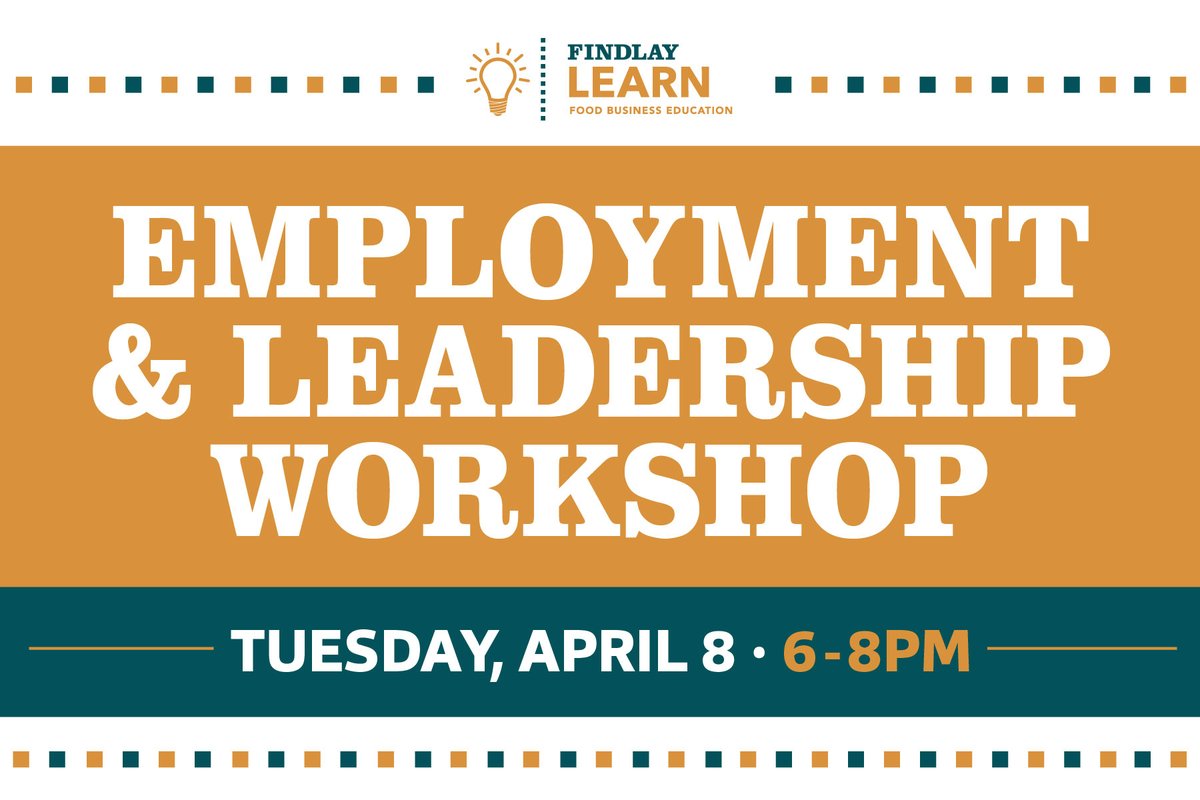 Become the leader your business needs with our Employment &amp; Leadership Workshop on Tuesday, April 8 from 6 - 8 PM! Tickets are $20. Purchase yours today. app.betterunite.com/FindlayMarket-…