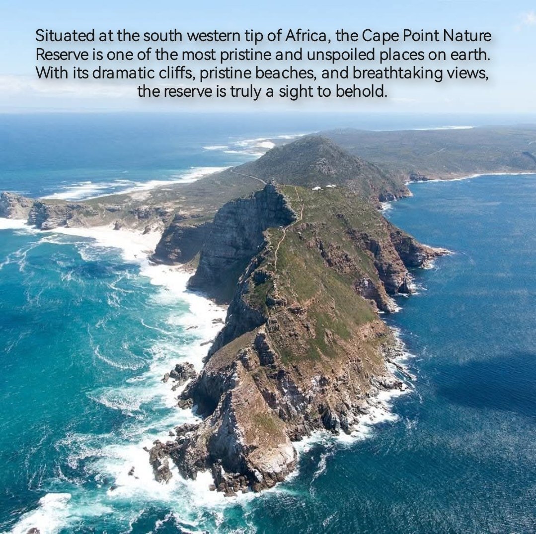Oabie's tweet photo. Situated at the south western tip of Africa, the Cape Point Nature Reserve is one of the most pristine and unspoiled places on earth. With its dramatic cliffs, pristine beaches, and breathtaking views, the reserve is truly a sight to behold.
Ants Shuttle and Tours... Book now.. https://t.co/ZxuLEYc3GL