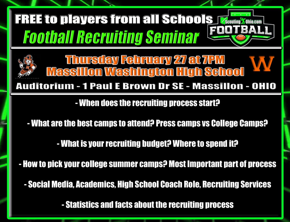 Tomorrow night!

Secrets to the football recruiting process revealed.

I have a son going thru the process and I will tell you exactly what I am telling him!

<a href="/CoachNMoore/">Nate Moore</a>