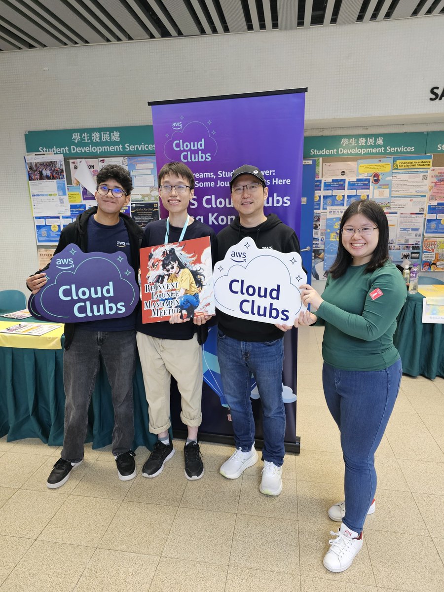 awsdevelopers's tweet image. 🚀 Ready to boost your cloud skills? Join #AWS Cloud Clubs as a Captain! 

Lead workshops, connect with tech leaders &amp;amp; transform your campus tech scene.

Apply by March 6: go.aws/3QyM28b

#AWSCommunity #CloudComputing #StudentLeaders